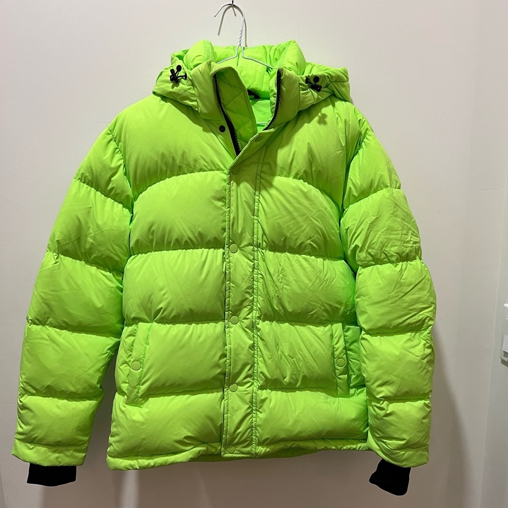 The super puff classic super in lime green